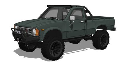 超精细汽车模型 丰田 Toyota PickUp